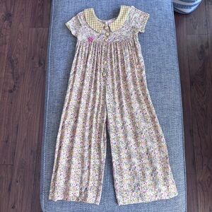 Vintage 1990s Floral “Jumpers” Jumpsuit – Size 7